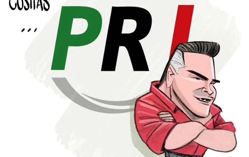 Cartón de Qucho sobre el PRI
