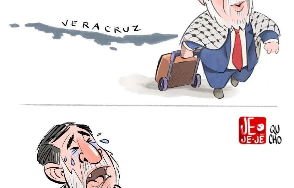 Cartón de Qucho sobre Noroña