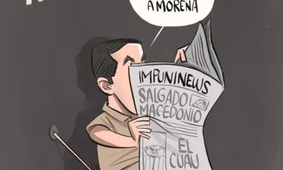 Cartón de Qucho sobre Omar Bravo