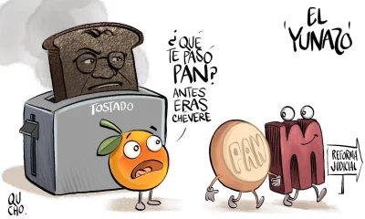Cartón de Qucho Monero sobre la reforma Judicial en Jalisco