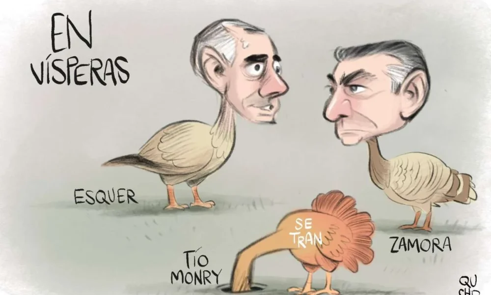 Cartón de Qucho Moreno sobre los cambios en Gabinete de Pablo Lemus
