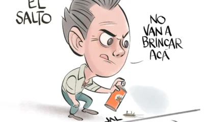 Cartón de Qucho sobre Pablo Lemus