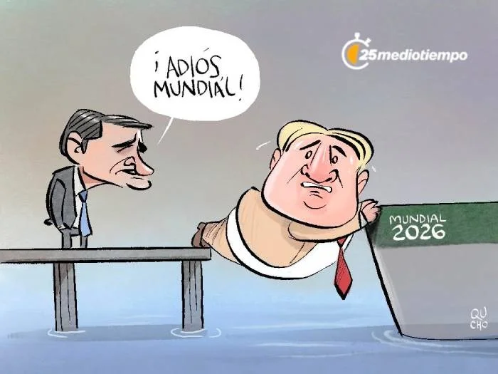 Cartón de Qucho Monero sobre el Piojo