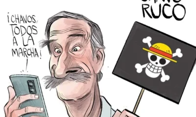 Cartón de Qucho Monero sobre Fox