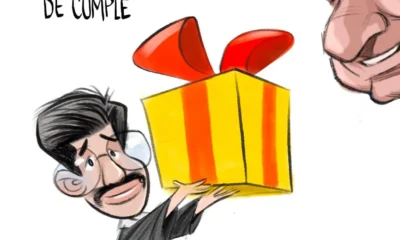 Qucho Monero dedica su cartón al cumple de AMLO
