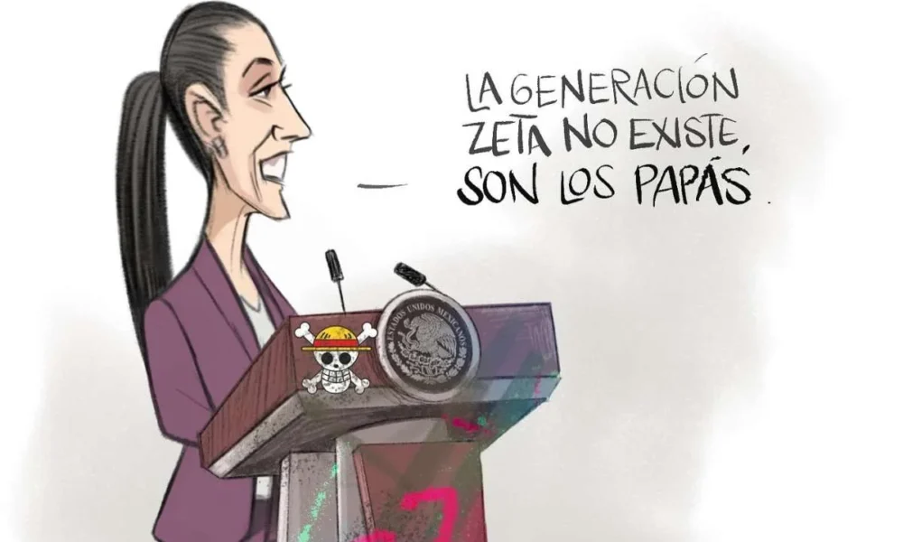 Cartón de Qucho Monero sobre la Generación Z