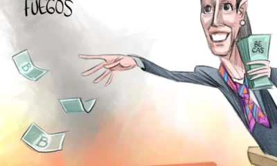 Cartón de Qucho sobre la Presidenta Claudia Sheinbaum