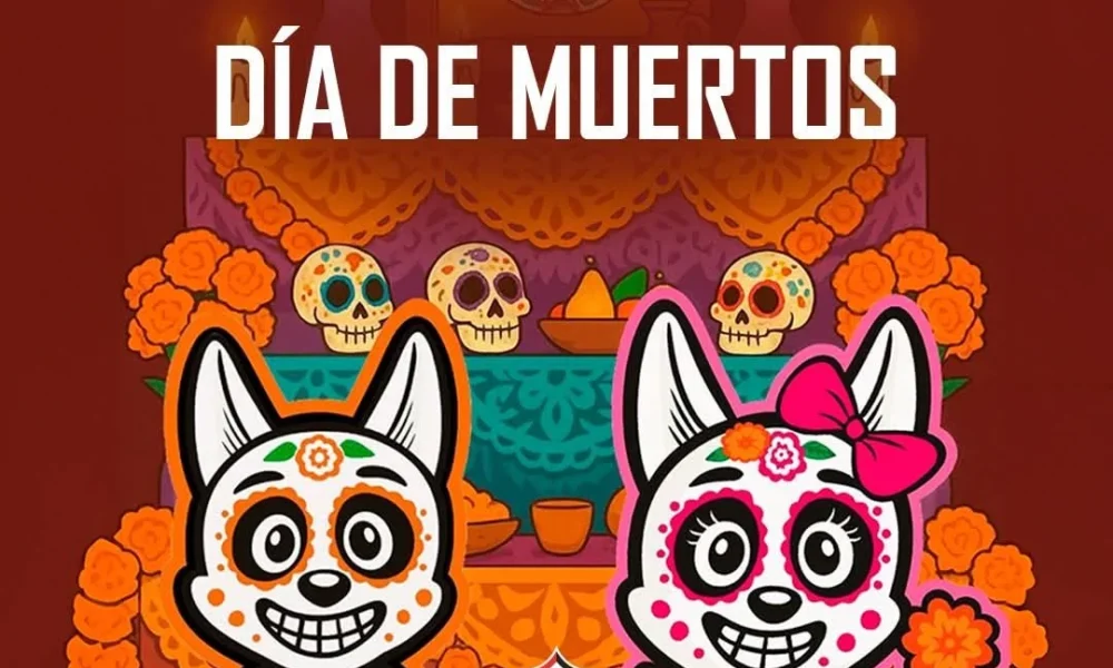 Cartón de Qucho Día de Muerto