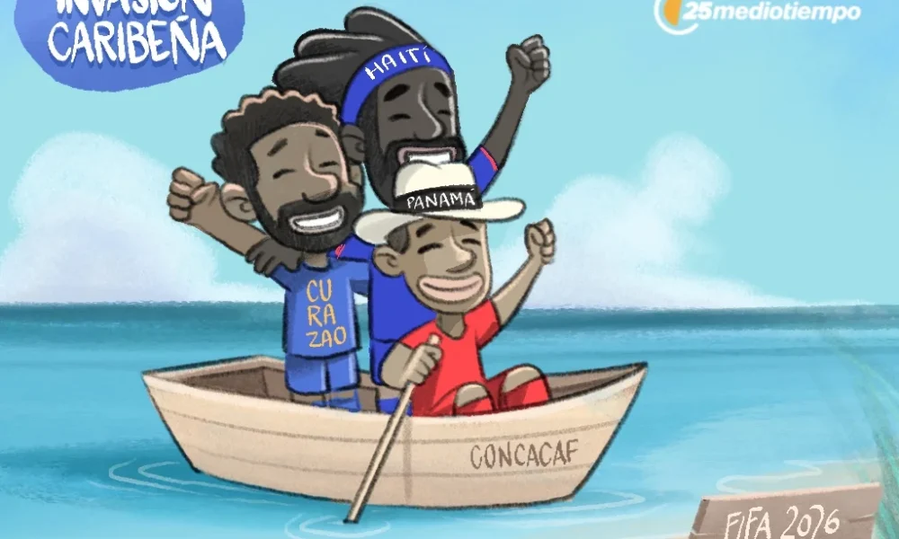 Cartón de Qucho sobre la invasión caribeña