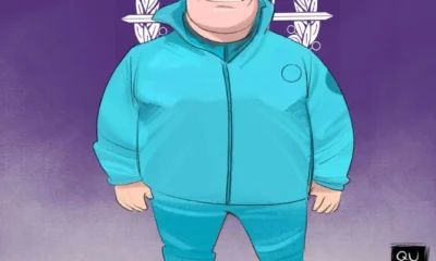 Cartón de Qucho Monero sobre Enrique Alfaro