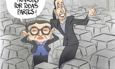 Cartón de Qucho Monero sobre la Presidenta Claudia Sheinbaum