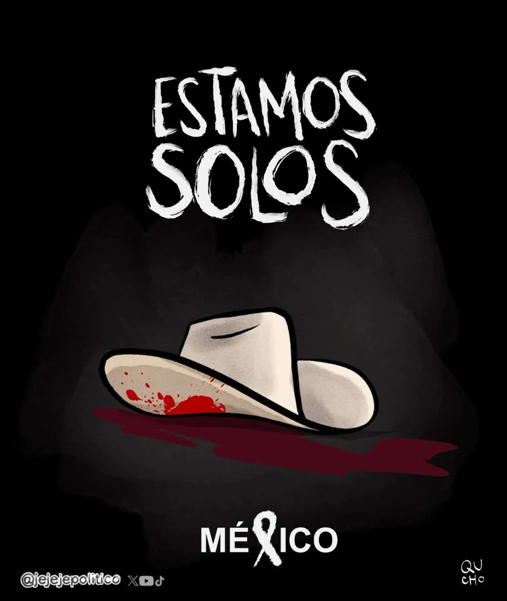 Qucho Monero dedica su cartón a Carlos Manzo