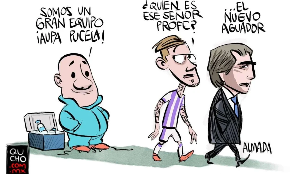 Qucho Monero dedica su cartón a la nueva etapa de Enrique Alfaro