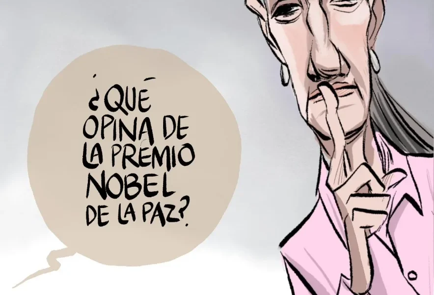 Cartón de Qucho sobre la presidenta Claudia Sheinbaum
