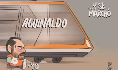 Cartón de Qucho sobre Quirino