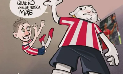 Cartón de Qucho Monero sobre Chicharito
