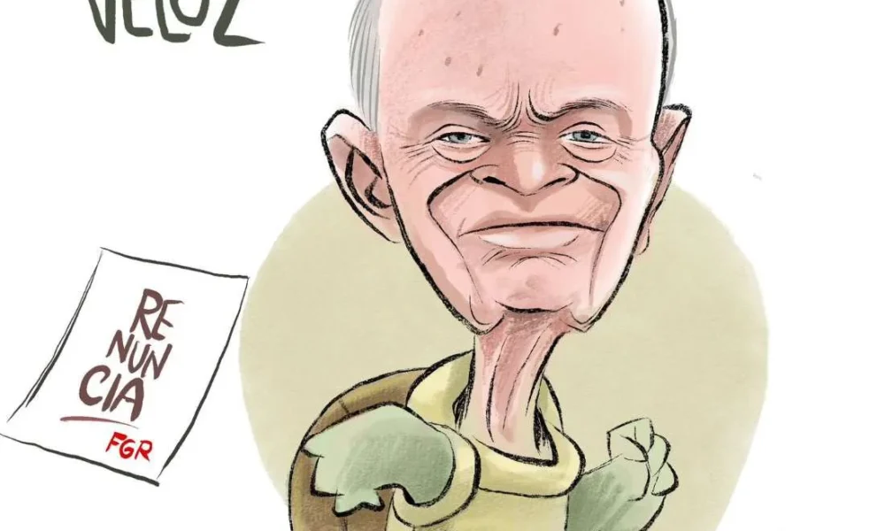 Cartón de Qucho sobre el fiscal Gertz