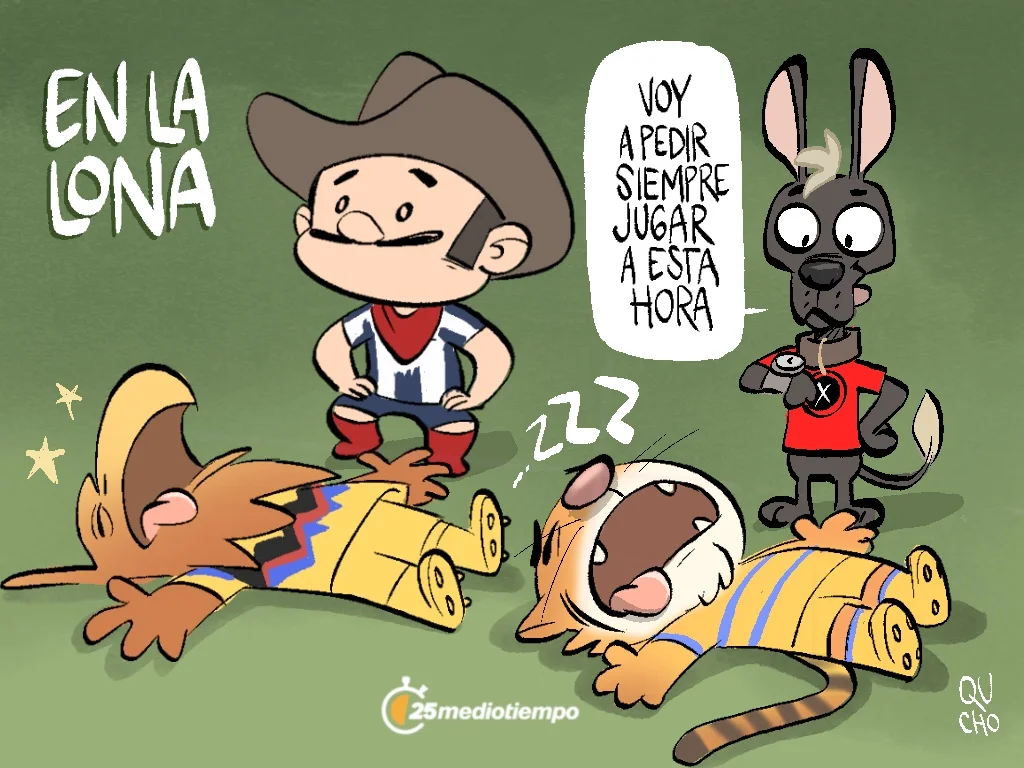 Cartón de Qucho sobre los triunfos en los cuartos de final