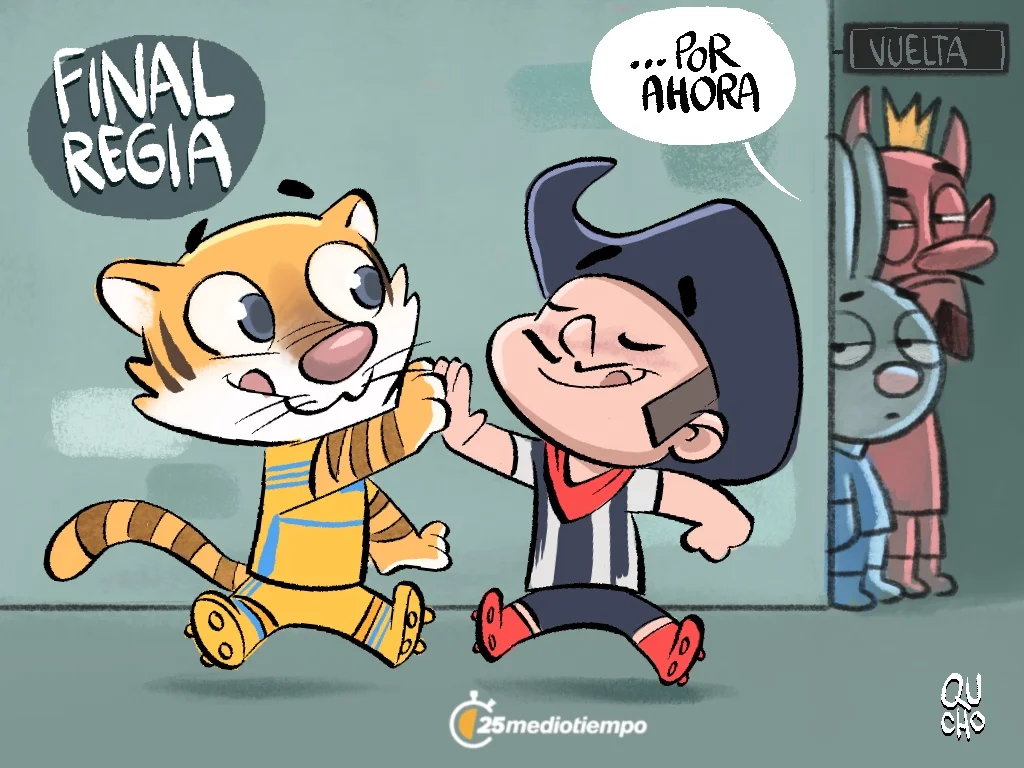 Qucho Monero dedica su cartón a la posible final regia