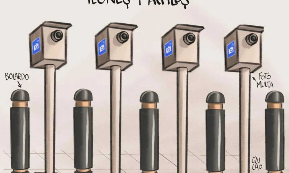 Cartón de Qucho Monero sobre las fotomultas