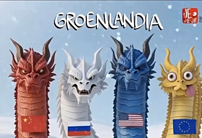 Qucho Monero dedica su cartón a Greonlandia