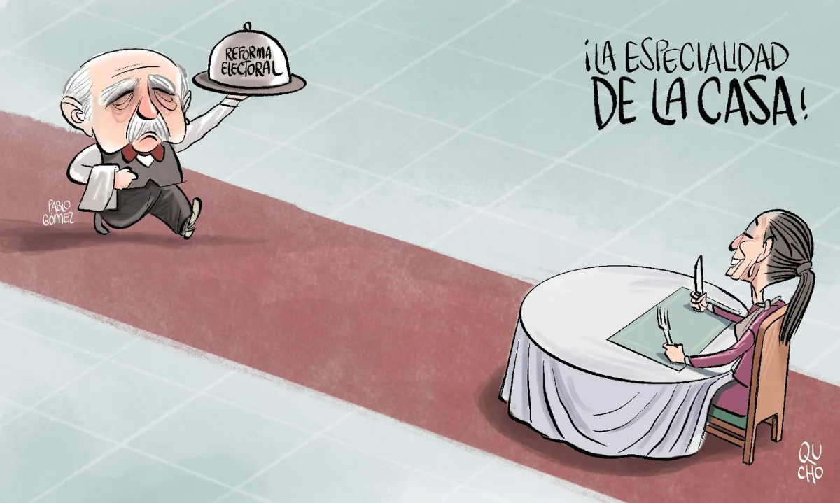 Cartón de Qucho sobre la reforma electoral