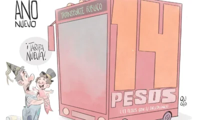 Cartón de Qucho Monero a la nueva tarifa del transporte
