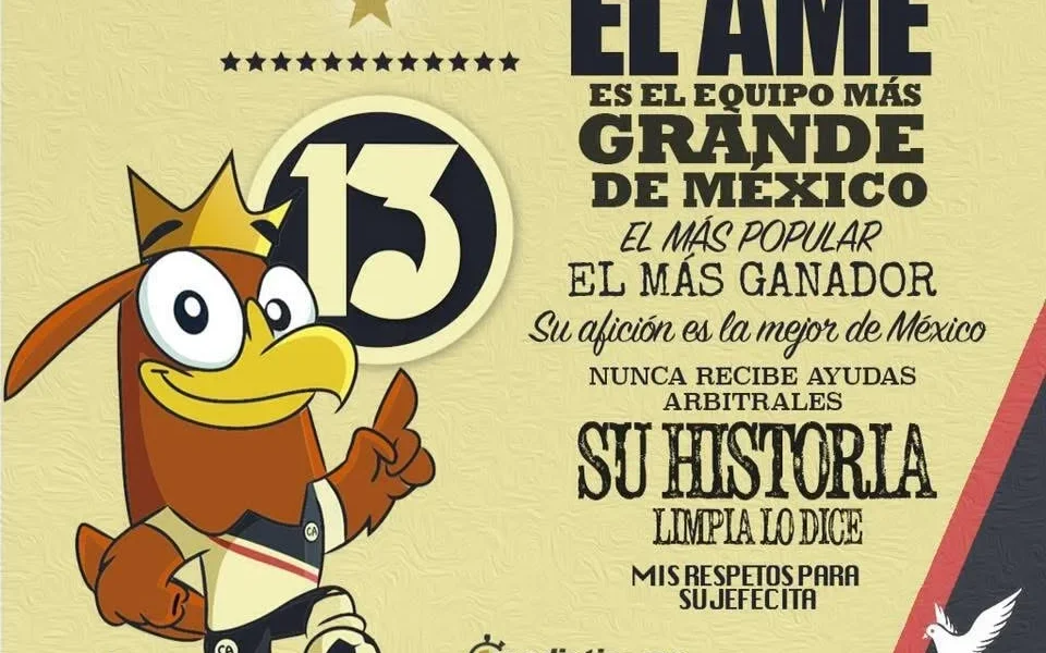 Qucho Monero dedica su cartón al América