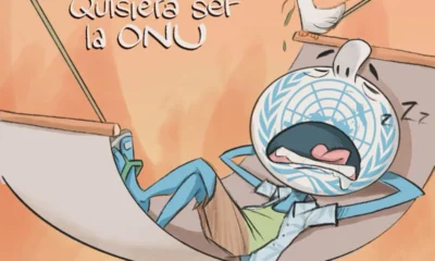 Cartón de Qucho Monero sobre la Onu