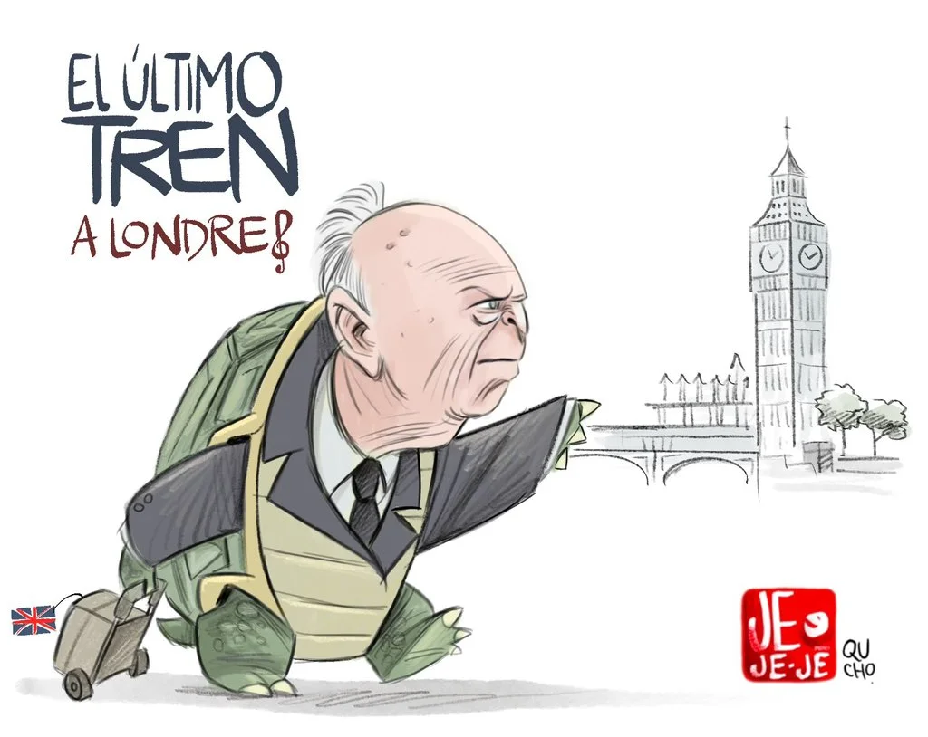 Qucho Monero dedica su cartón al ex fiscal Gerz