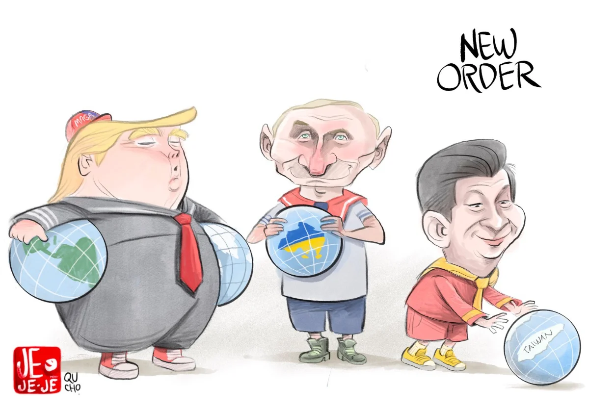 Cartón de Qucho Monero dedicado a Donald Trump
