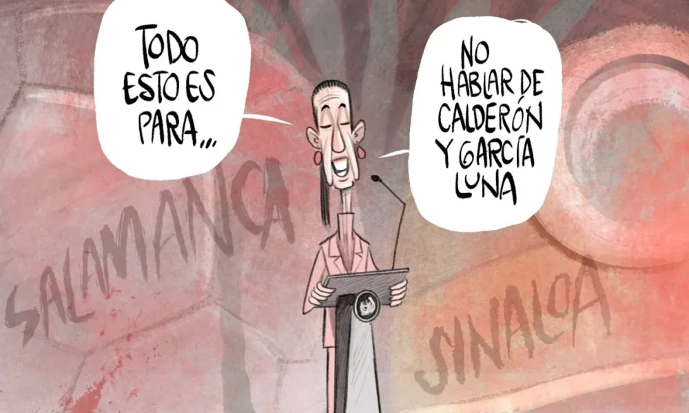 Cartón de Qucho sobre la Presidenta