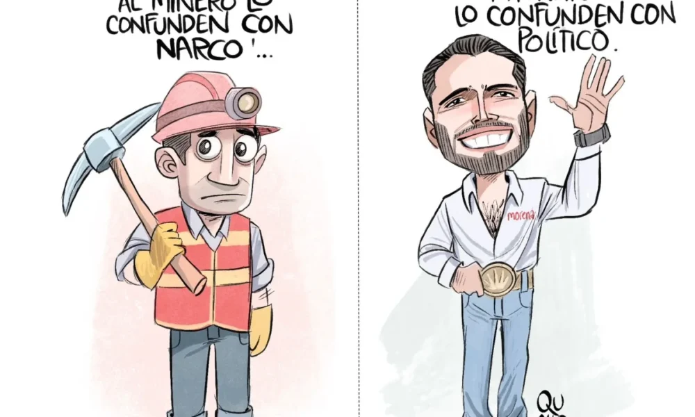 Cartón de Qucho sobre el alcalde de Tequila