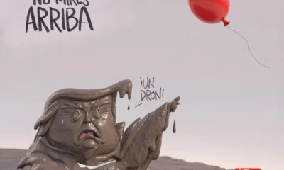 Cartón de Qucho sobre Trump
