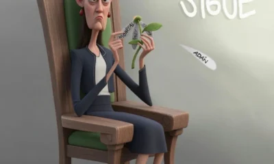 Cartón de Qucho sobre la Presidenta