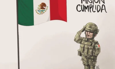 Cartón de Qucho sobre el Día de la Bandera