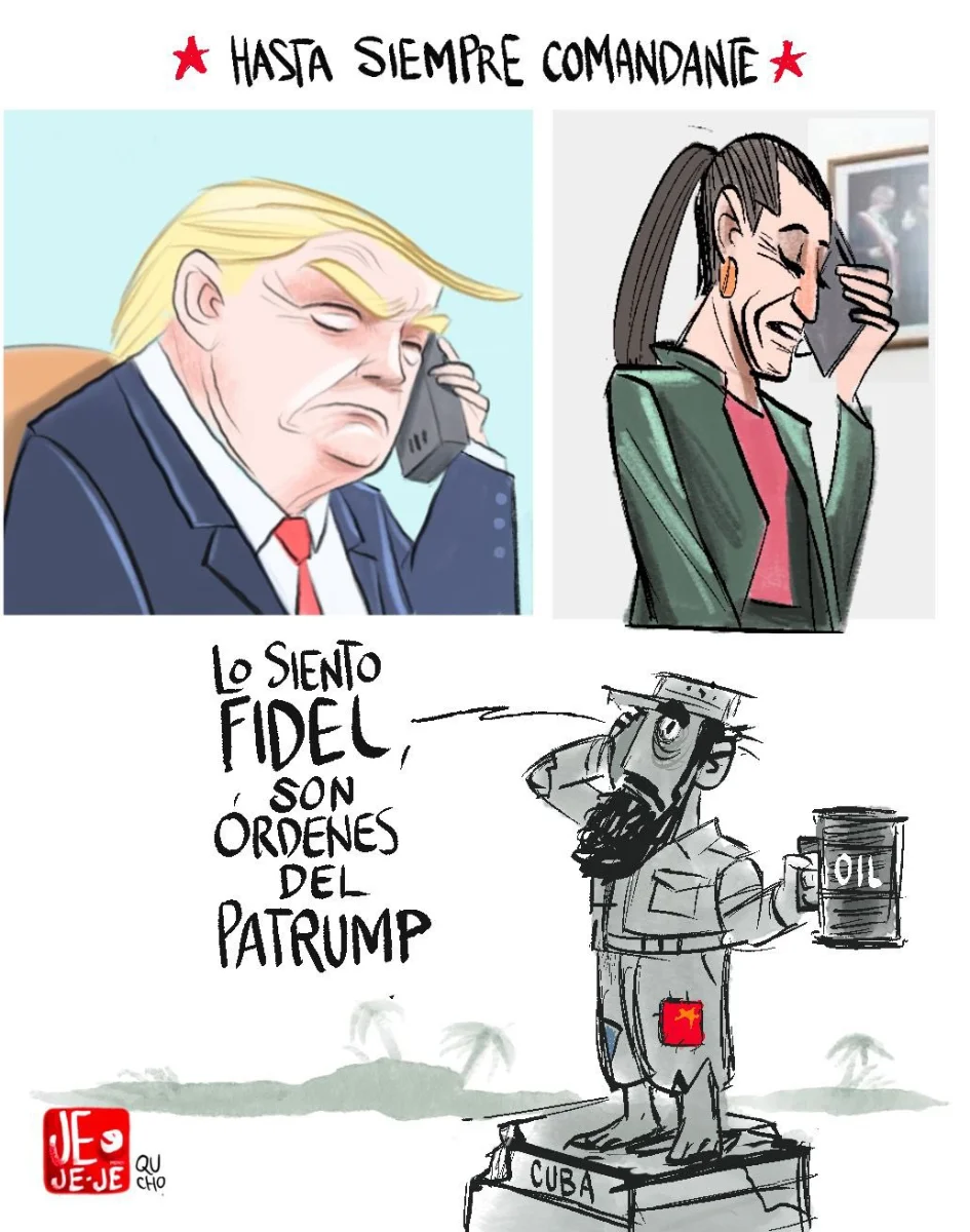 Qucho Monero sobre la Presidenta