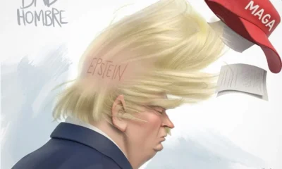 Qucho Monero dedica su cartón a Donald Trump