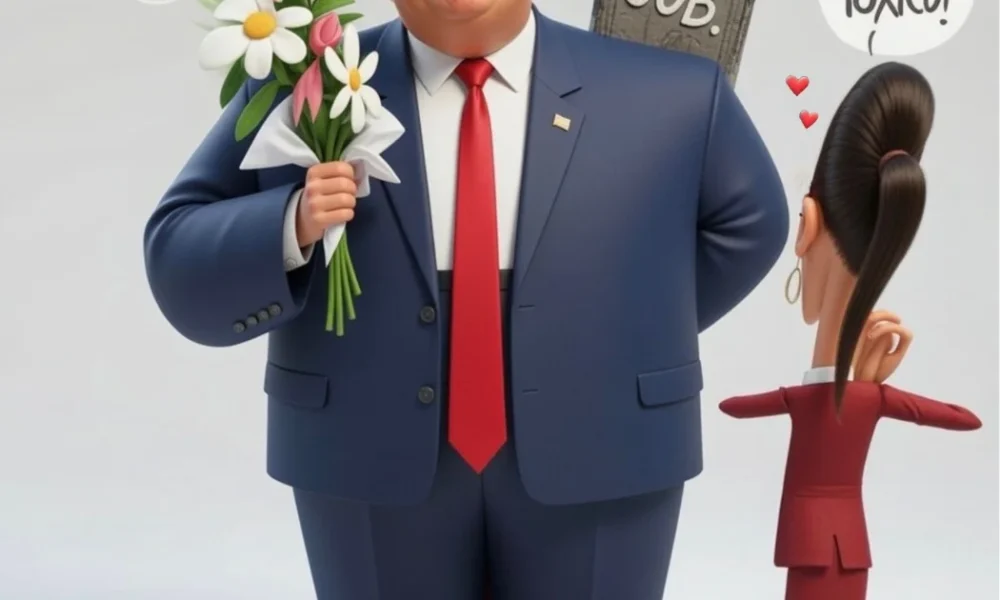 Qucho Monero dedica su cartón a la Presidenta