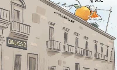 Cartón de Qucho Monero sobre el Congreso de Jalisco