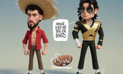 Cartón Qucho sobre Bad Bunny