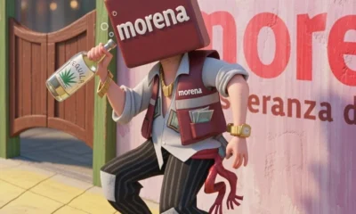 Cartón de Qucho Monero sobre Tequila