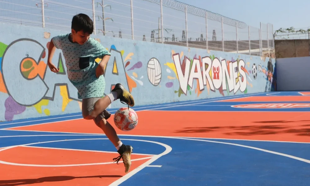 Inaugura DIF Jalisco cancha multideportes en Casa Varones de Hogar Cabañas