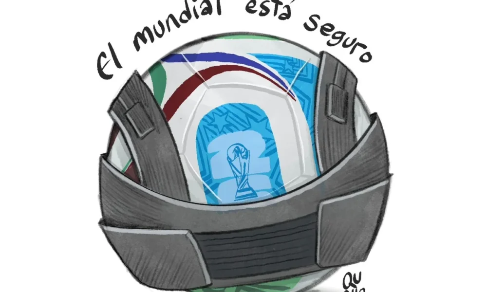 Cartón de Qucho sobre el Mundial de Futbol 2026
