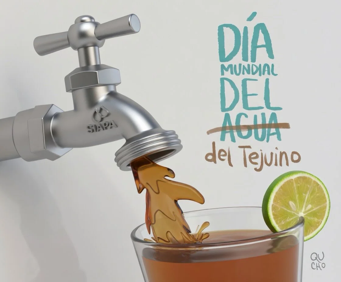 Cartón de Qucho sobre el Día Mundial del Agua