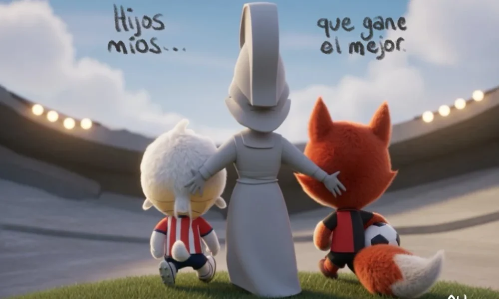 Cartón de Qucho sobre el Clásico Tapatío