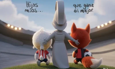 Cartón de Qucho sobre el Clásico Tapatío