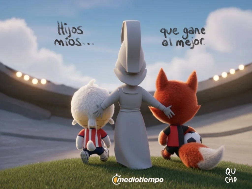 Cartón de Qucho sobre el Clásico Tapatío