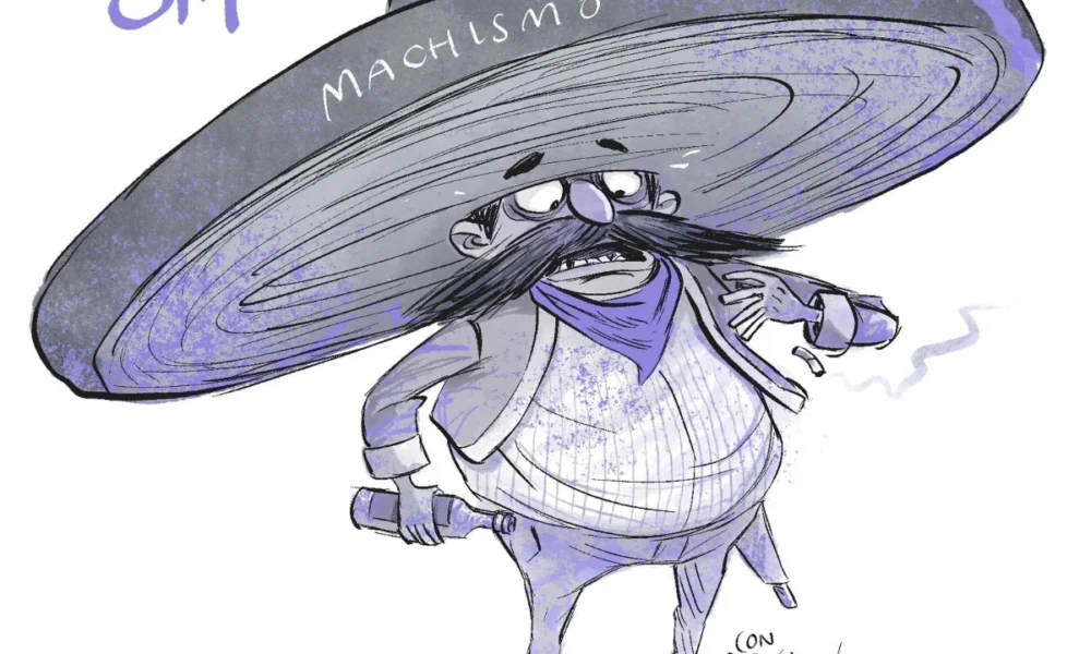 Cartón de Qucho sobre el 8M