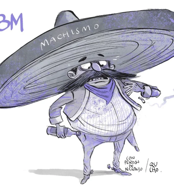 Cartón de Qucho sobre el 8M